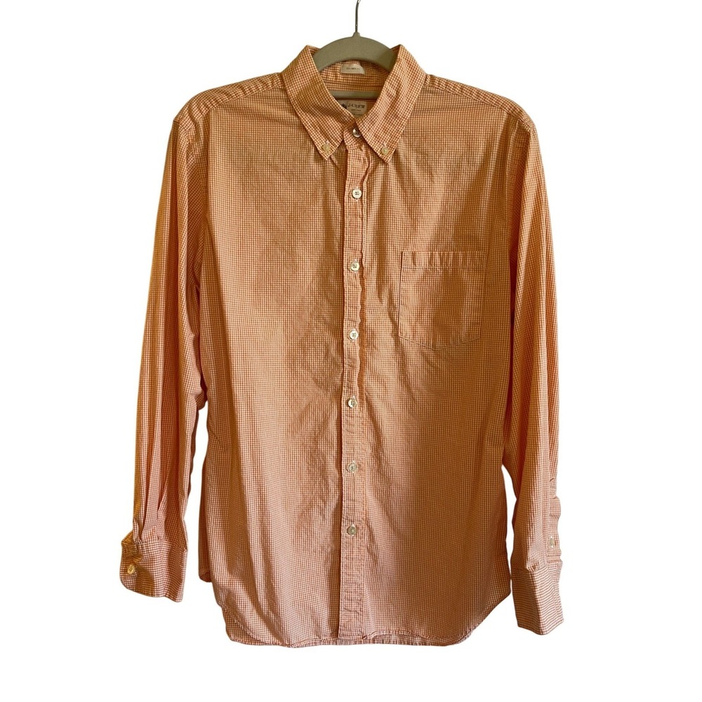 J.Crew Gingham Micro Check Plaid Long Sleeve Button Down - Picture 3 of 6